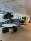 Loungeyta på ett kontor inför en kontorsflytt.