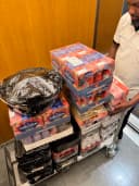 Flyttkartonger i olika storlekar packade inför en flytt.